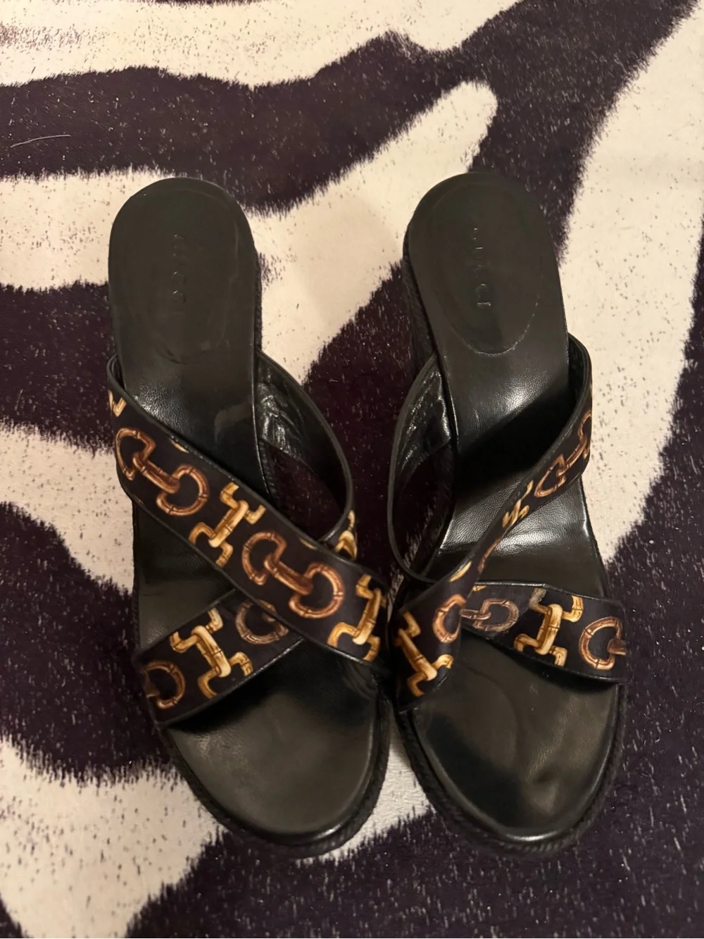 Gucci Horsebit Accent Satin Espadrilles